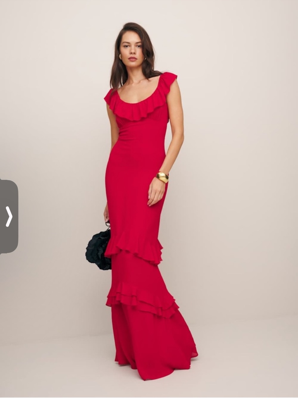 Reformation Tripoli dress in red